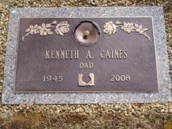 customized lawn-level memorial
