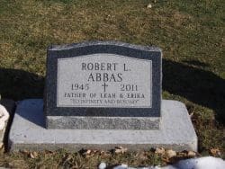 customized upright memorial