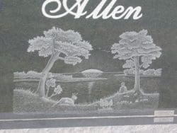 customized memorial engraving