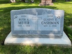Customized memorial for sisters